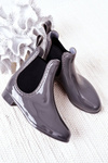 Detské galoshes šedá ľalia