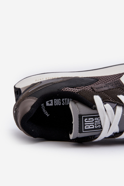 Sportovní pánské tenisky s paměťovou pěnou Memory Foam System Big Star NN174347 Černé