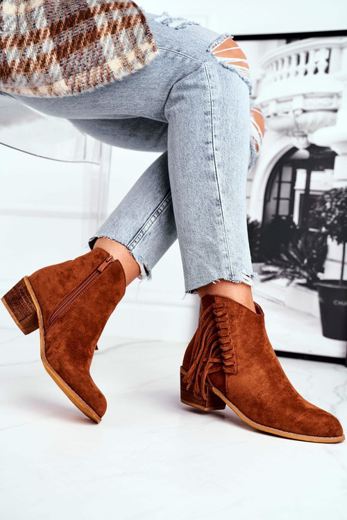 Dámské Kotníkové Boty Kovbojské Camel Mirage