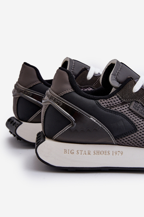 Sportovní pánské tenisky s paměťovou pěnou Memory Foam System Big Star NN174347 Černé