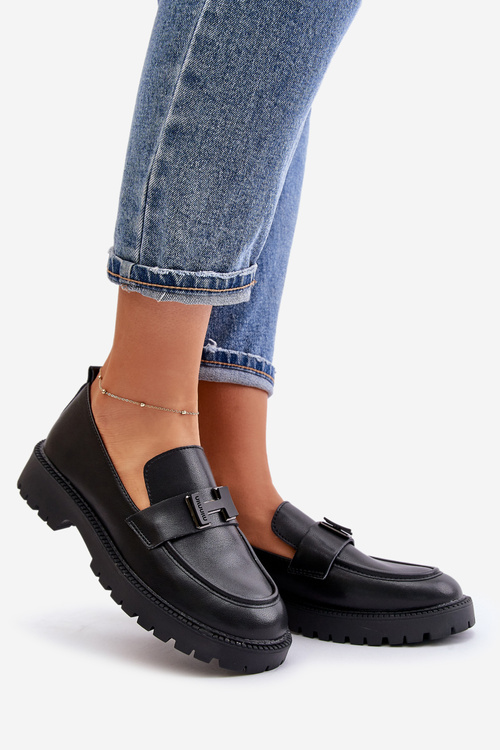 Dámske Eko Kožené Mokasíny Vinceza 62187 Čierne