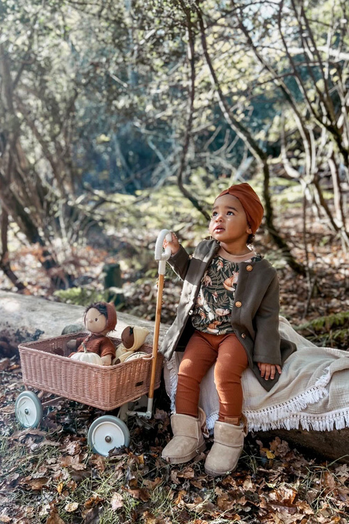 Dievčenské izolované snehové topánky s luky béžová meriva