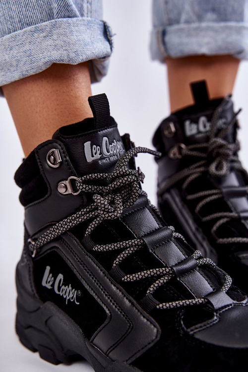 Dámská trekingová obuv Trappers Lee Cooper LCJ-22-31-1441 Černe