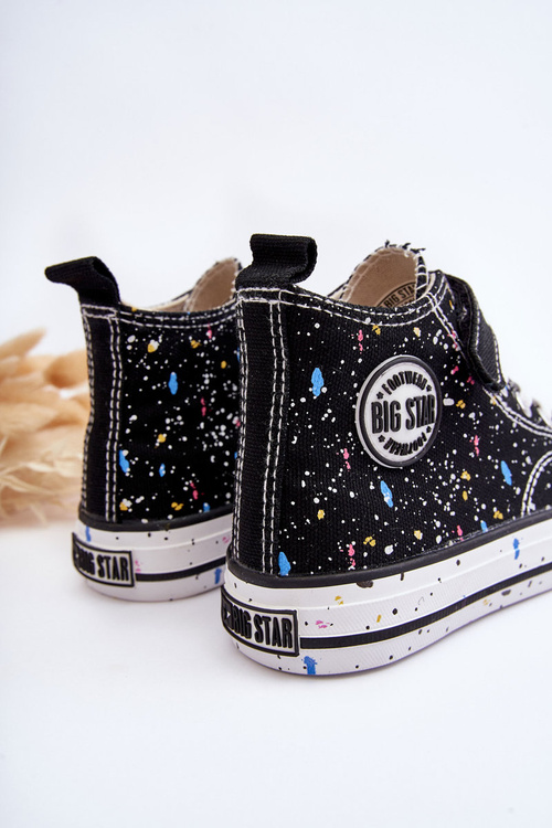 Dětské Vzorované Tenisky Big Star LL374050 Černé