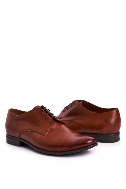 Pánske kožené topánky Bednarek 805 hnedá