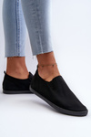 Dámske čierne tenisky Slip-On Lovinia