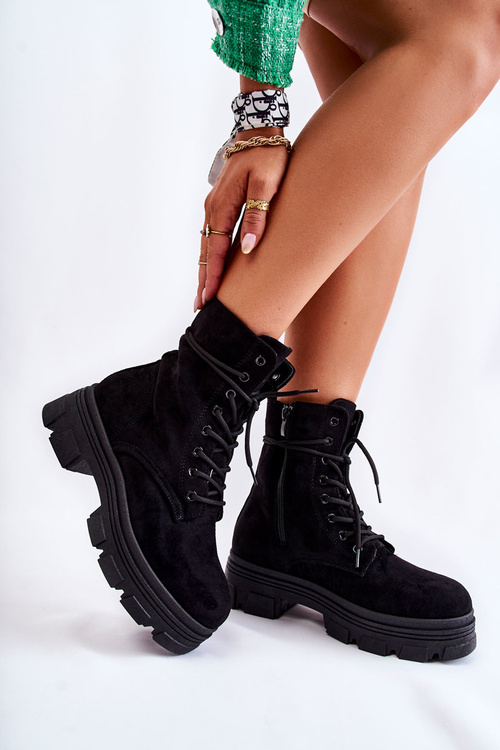 Black Marley Zipper topánky