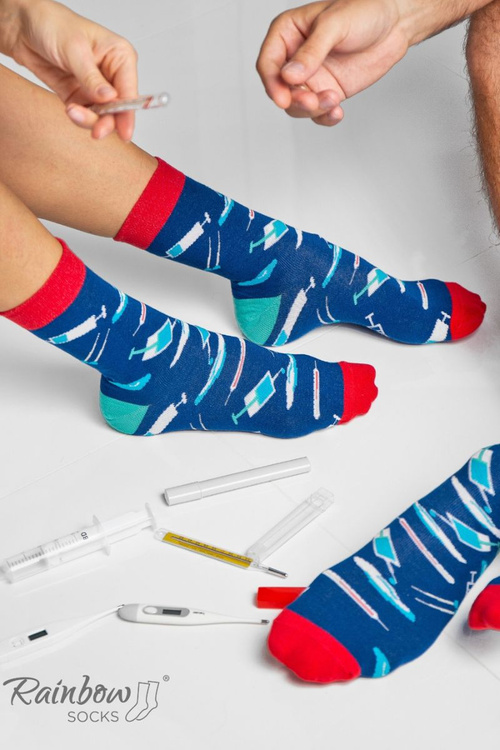 Duhové Rainbow Socks Ponožky Pro sestry a sestry 3 Párů