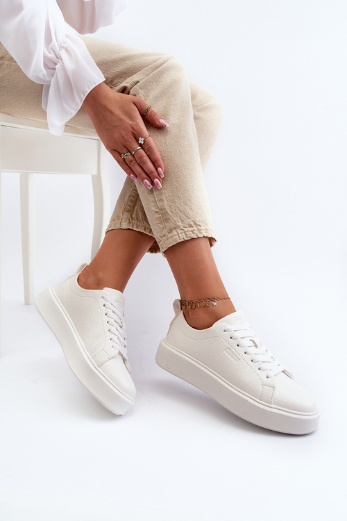 Ľahké dámske tenisky Big Star NN274322 Memory Foam System Biele