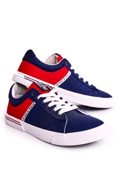 Pánska veľká hviezda FF174137 Navy-červené tenisky