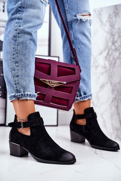 Dámske vysoké podpätky s čiernymi reláciami