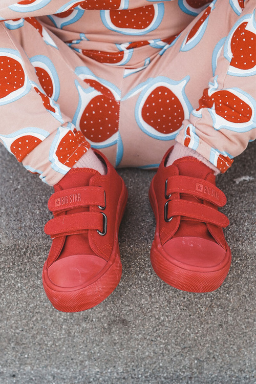 Dětské klasické tenisky BIG STAR JJ374046 Červené