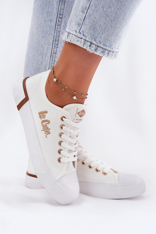 Dámské Textilní Tenisky Lee Cooper LCW-25-31-3428L Bílé