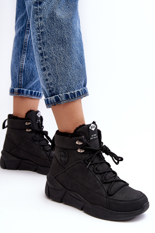 Dámské zateplené boty na platformě Lee Cooper LCJ-23-44-1979L Černé