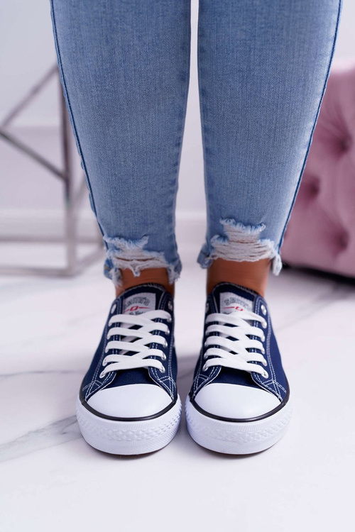 Nízké Dámské Tenisky Smith's tmavě modré