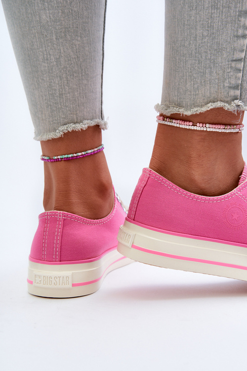 Nízké dámské tenisky Big Star NN274271 Růžové