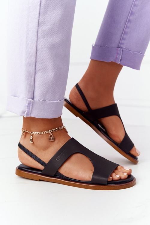 Kožené Sandály Big Star HH274715 Černé