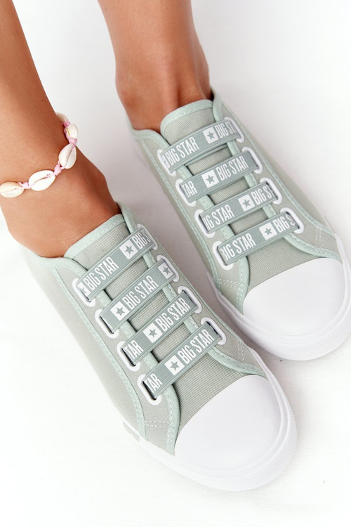 Dámska veľká hviezda HH274097 Zelené tenisky