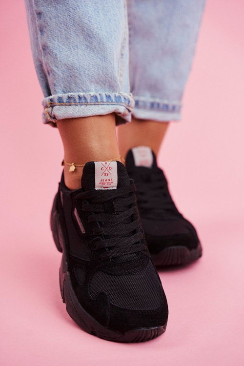 Dámská Sportovní Obuv Cross Jeans Černé FF2R4138C