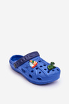 Dětské pěnové lehké sandály Crocs Modre Sweets