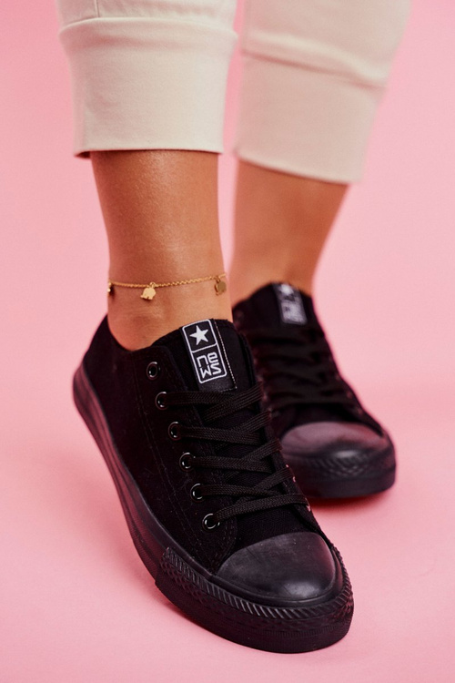 Dámske klasické tenisky Ecoma Black