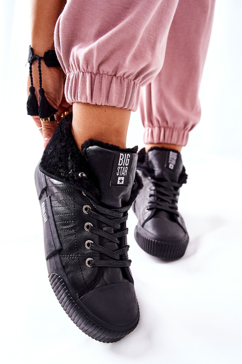 Dámské Zateplené Tenisky BIG STAR II274155 Černé