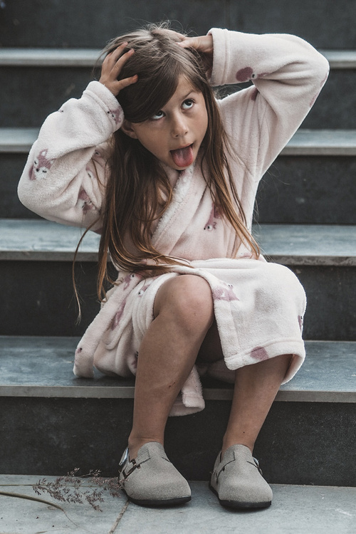 Dětské Pantofle Na Korkové Platformě Šedé Vulagia