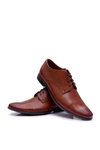 Pánské Polobotky Kožené elegantní Bednarek hnědé Dawidos