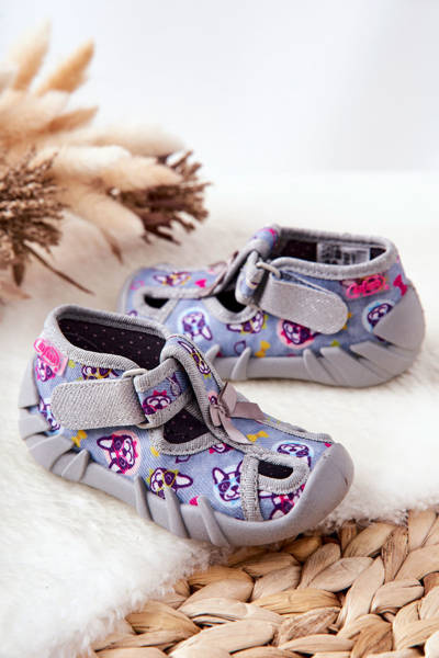 Befado Papci Shoes 190p093 Gray-Blue