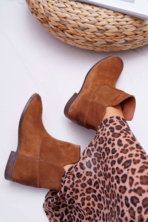 Dámské Kotníkové Boty Hnědé Nicole 2419