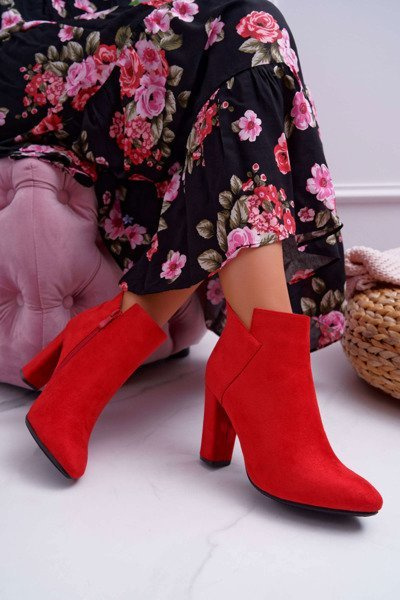 Ženské topánky na semišovom poste Red Rufle