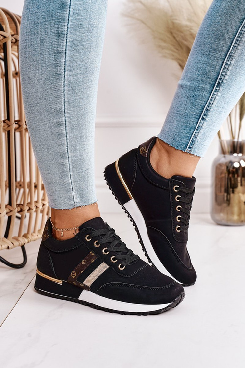 Dámská Sportovní Obuv Sneakersy Černé Lifestyle