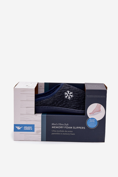 Pánske domáce papuče tmavomodré Darline