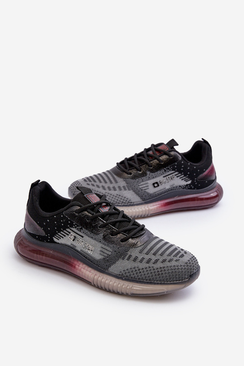 Mužská sportovní obuv HI-POLY SYSTEM Big Star NN174476 Černá