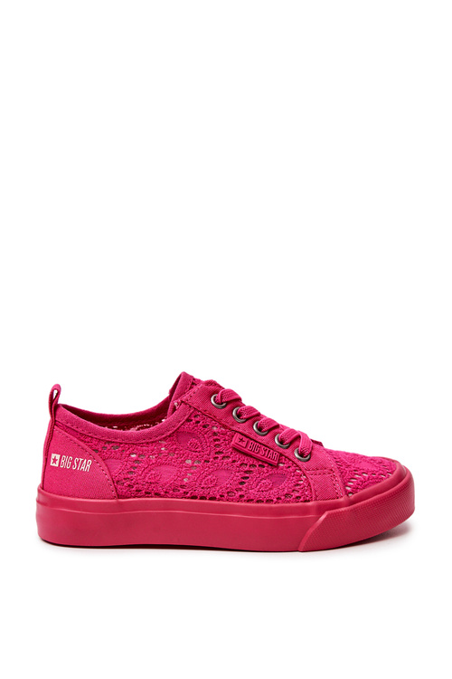 Veľká hviezda JJ374007 Pink Openwork Sneakers