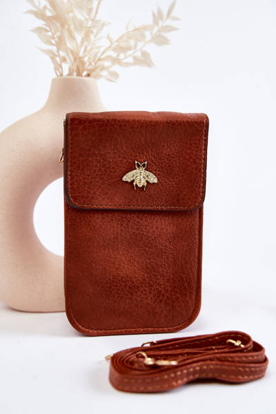 Malá taška s dekoráciou hnedá Neliss