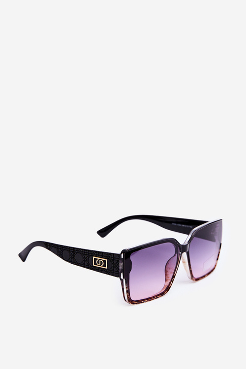 Dámske slnečné okuliare UV400 Čierna-hnedá