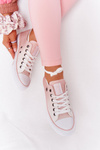 Dámska veľká hviezda HH274127 Ombre Pink Sneakers