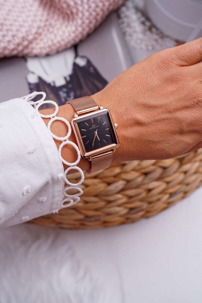 Dámské Hodinky Giorgio & Dario Růžové Zlato Fanne