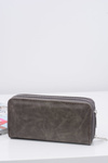 Women's Gray Wallet Two Pockets Locks