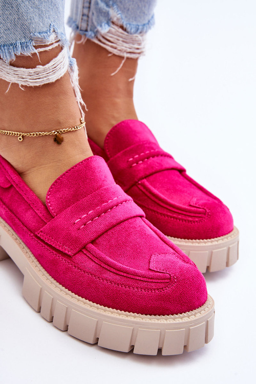 Dámské semišové nazouvací boty Fuchsie Fiorell