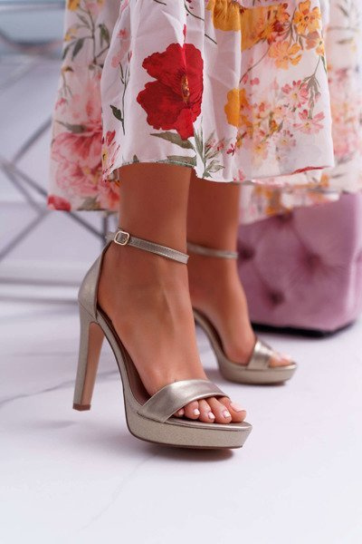 Dámske podpätky s platformou Gold Platform Ellania Platform