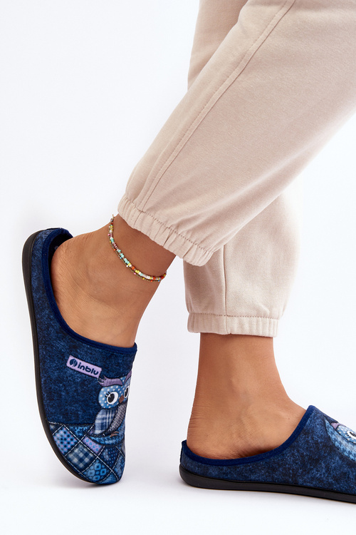 Domáce žabky flops inblu gf000018 NAVY BLUE