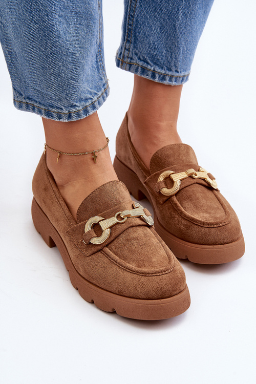 Dámske mokasíny s ozdobou Camel Railenes