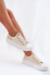 Dámske Tenisky Na Platforme Béžové Lee Cooper LCW-24-44-2464L