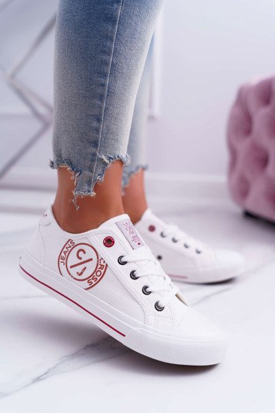 Dámské Tenisky Cross Jeans Bílé DD2R4068