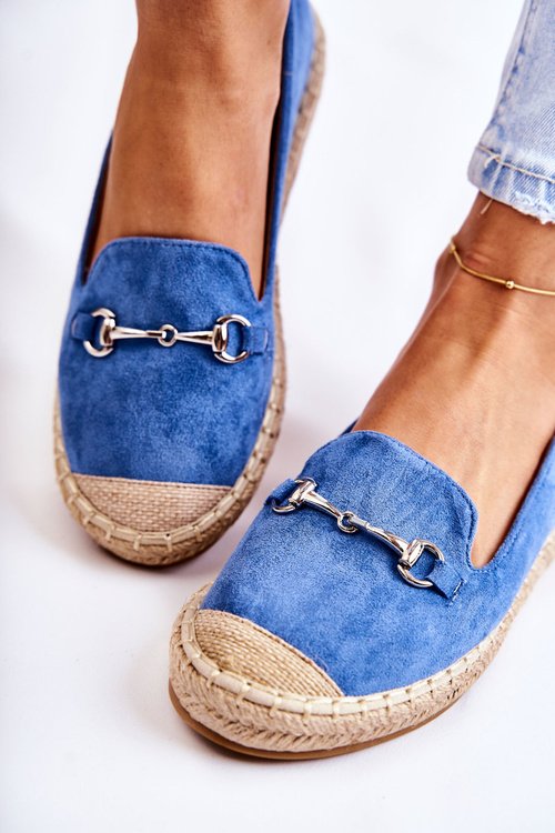 Klasický sklz -v dámskej espadrille Blue Oresa