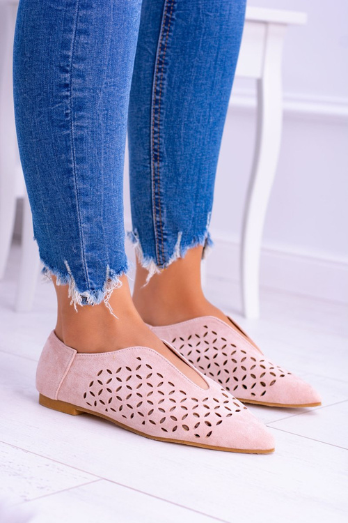 Lu Boo semišove růžové dámské boty Synthia