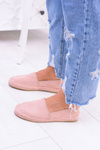 Espadrilles Dámske tenisky Estelle práškovú ružovú farbu