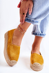 Dámské espadrilky na platformě Zlute Marise